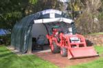 10'Wx18'Lx8'H quonset portable garage